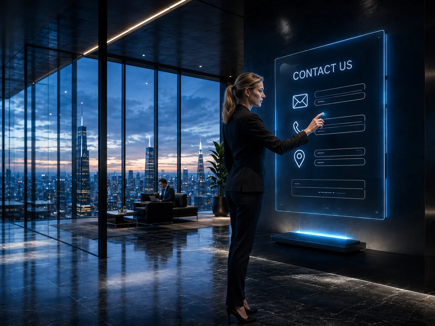Kontakt z Mivare Labs przy cyfrowym panelu projektu